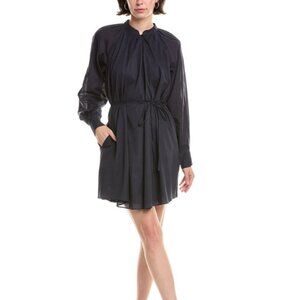 Rebecca Taylor Long Sleeve Belted Shift Dress Like New Medium